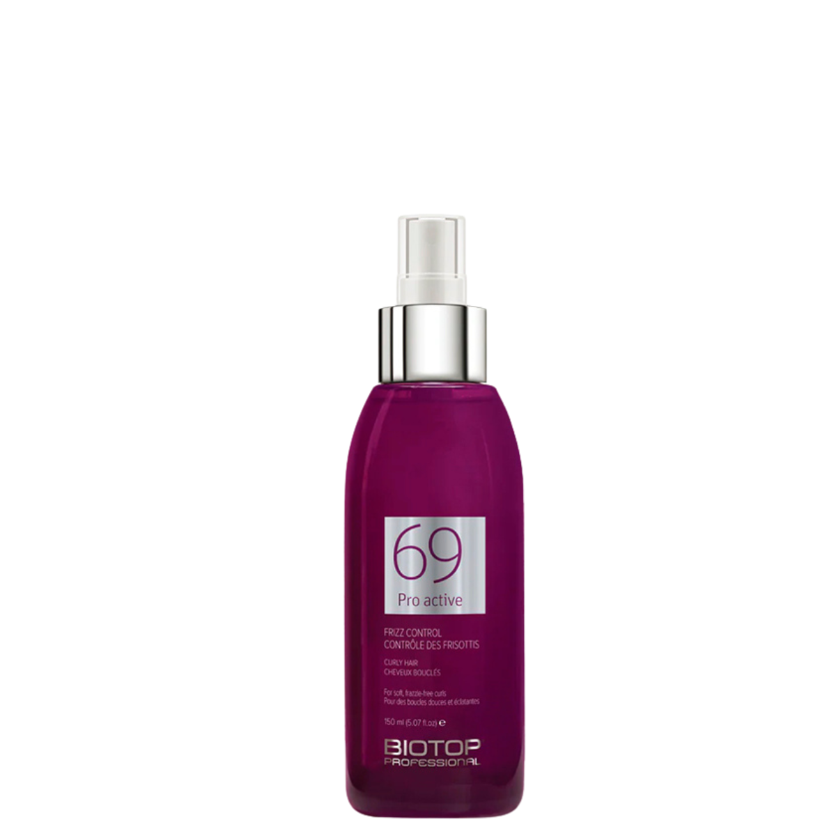 Спрей против пушистости для вьющихся волос BIOTOP 69 Pro Active Frizz Control, 150 мл